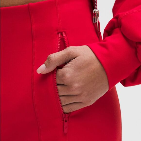 NWT Medium Define HR High-Rise Wide-Leg Pant Luon Oxford Red NEW LULULEMON - Picture 12 of 12